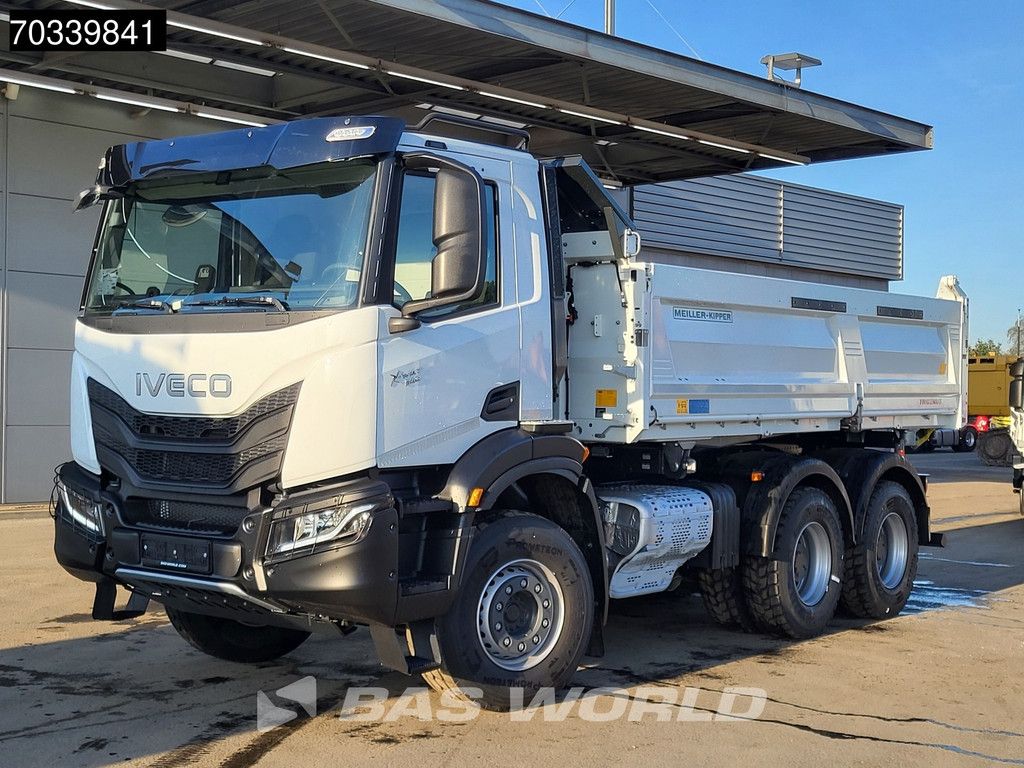 Iveco X-Way 540 6X4 NEW! MEILLER D316 Trigenius 3-way tipper Full Steel Big-Axle Retarder Euro 6