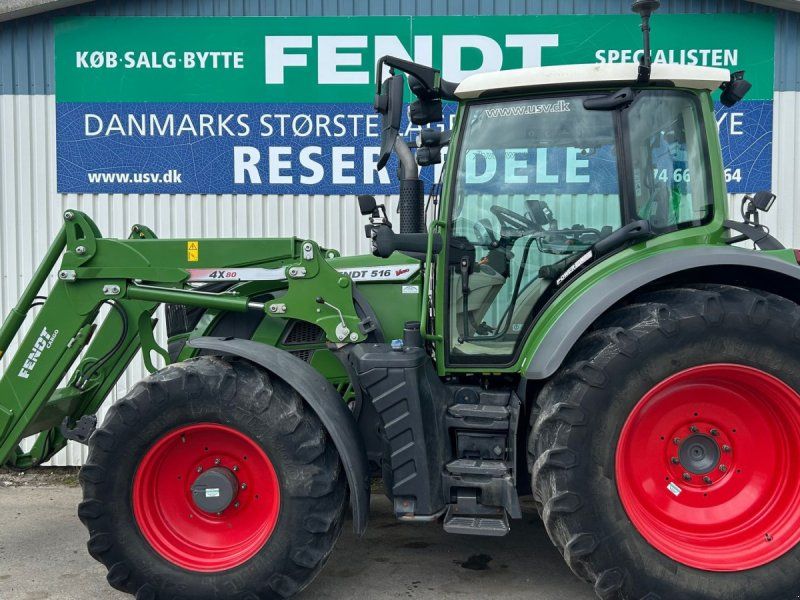 Fendt 516 Vario S4 Power Plus Med Frontlæsser 4x80