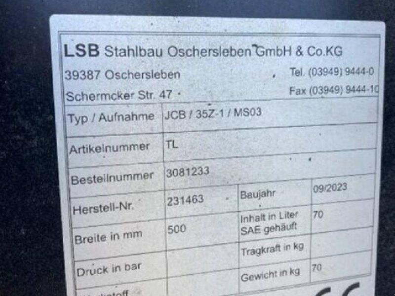 LSB TIEFLÖFFEL 500 MM 70 L