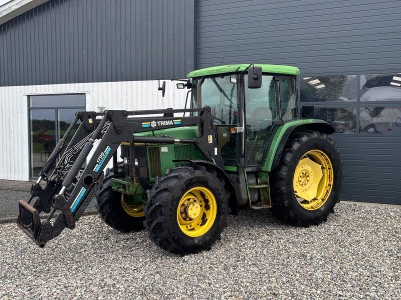 John Deere 6400 SE med frontlæsser