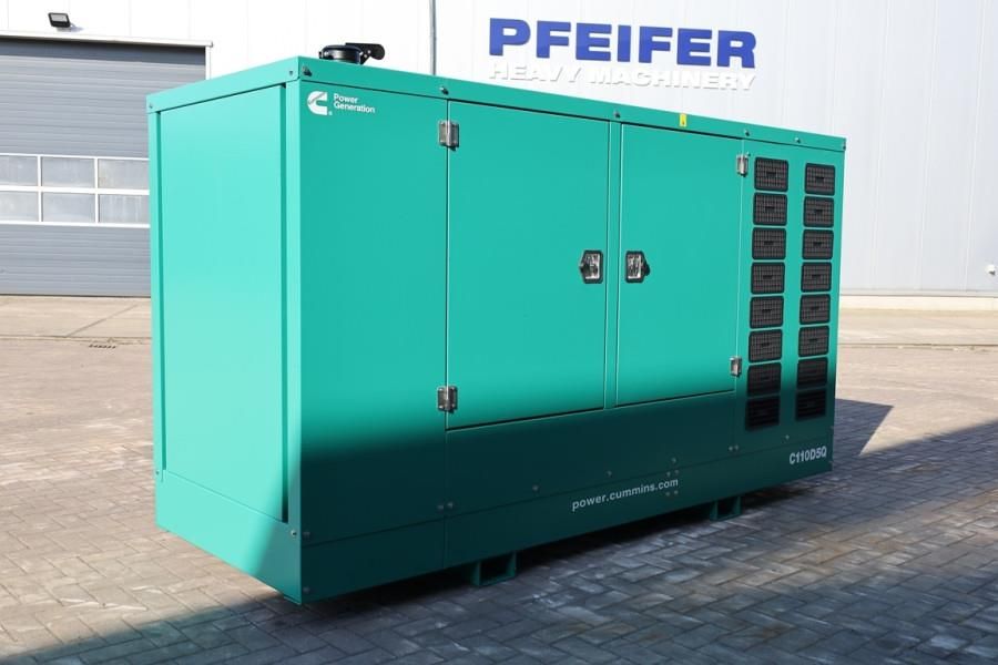 Cummins C110D5Q Declaration of Conformity, Diesel, 110kVA,