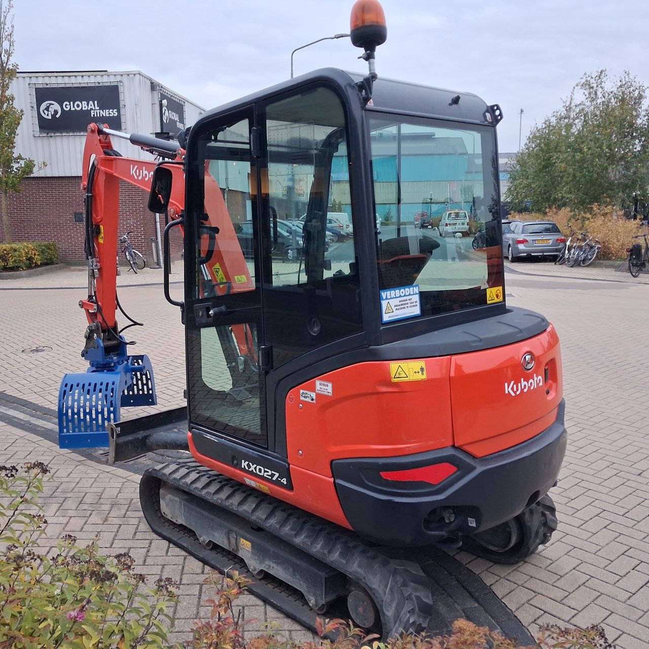 Kubota KX027-4 Minigraver met Sorteergrijper.