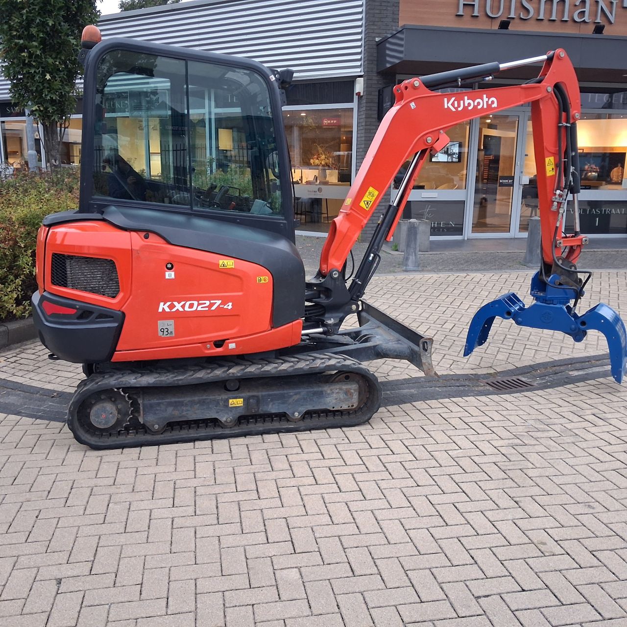 Kubota KX027-4 Minigraver met Sorteergrijper.
