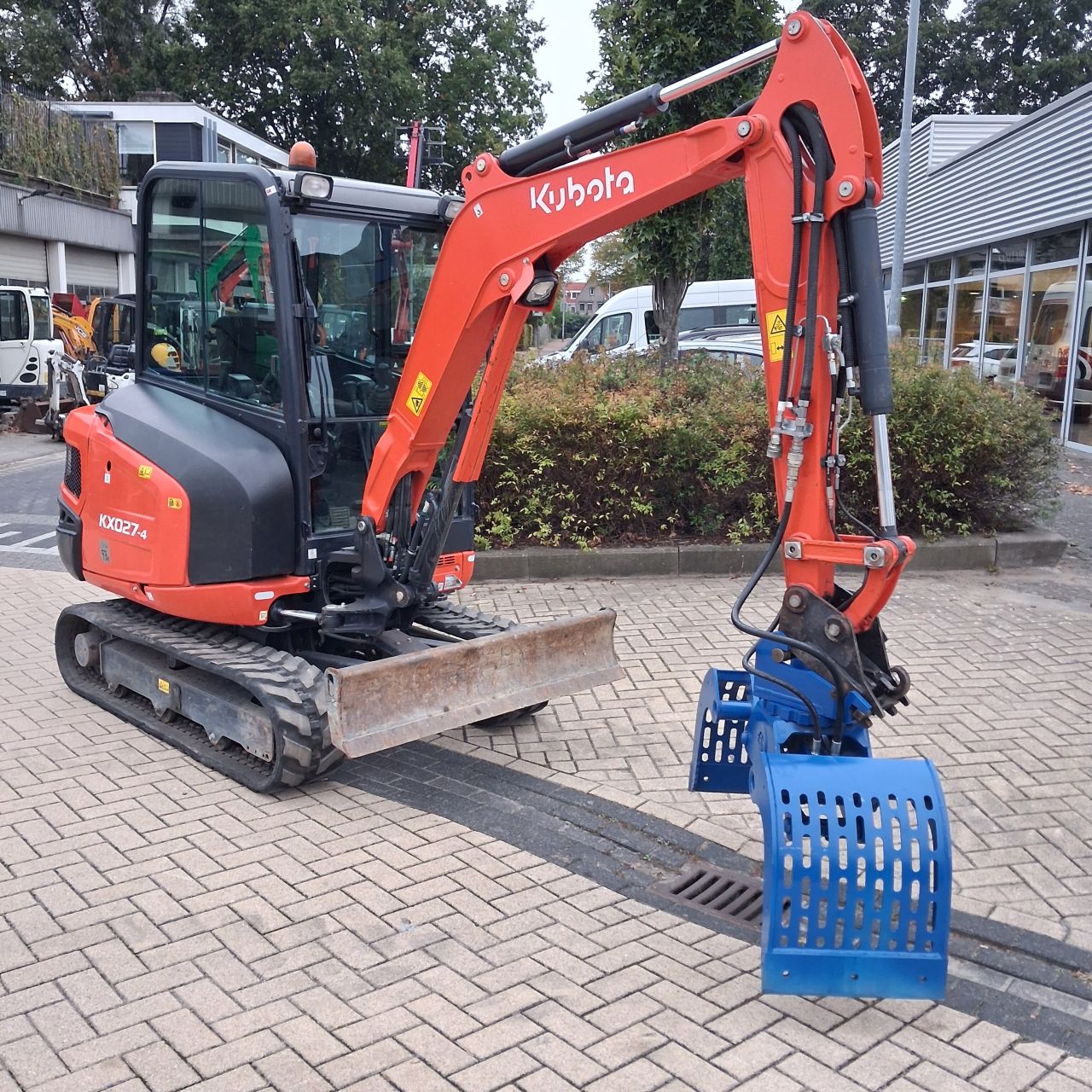 Kubota KX027-4 Minigraver met Sorteergrijper.