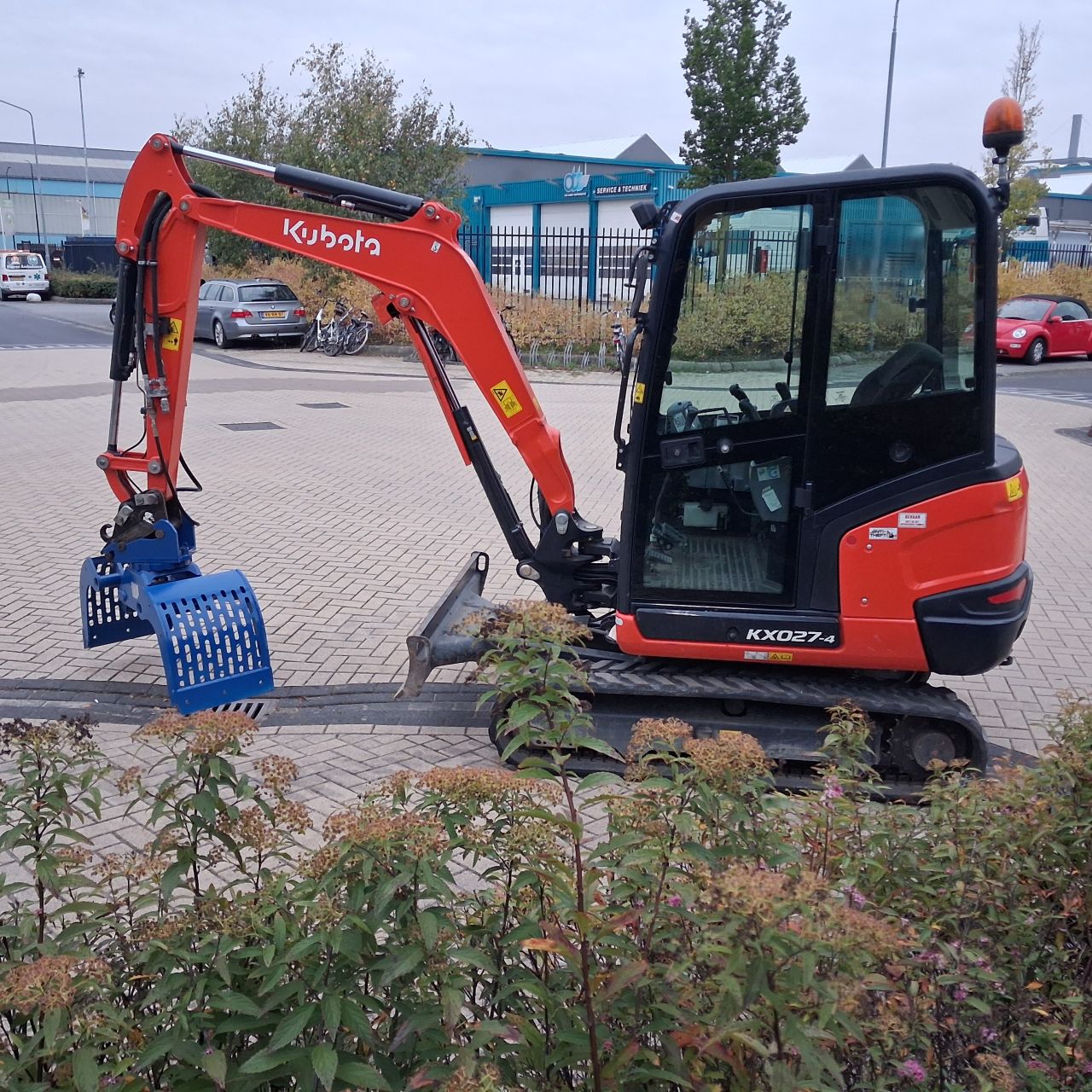 Kubota KX027-4 Minigraver met Sorteergrijper.