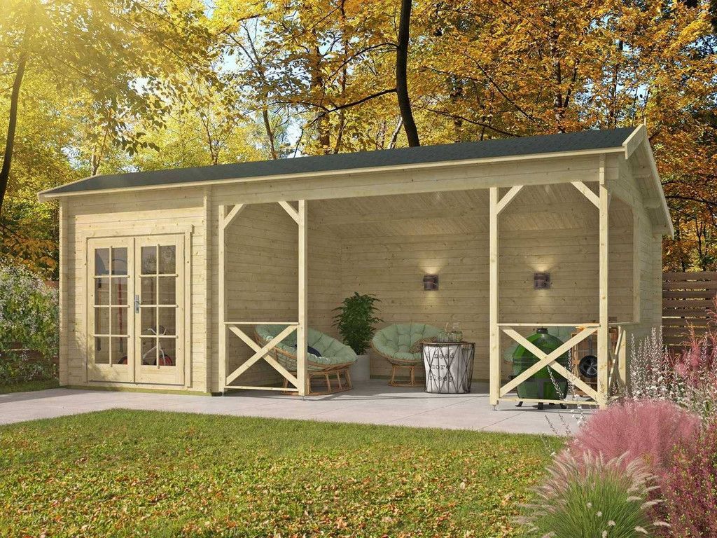 Log Cabin - Garden House Kukka 230x350x279cm (New)