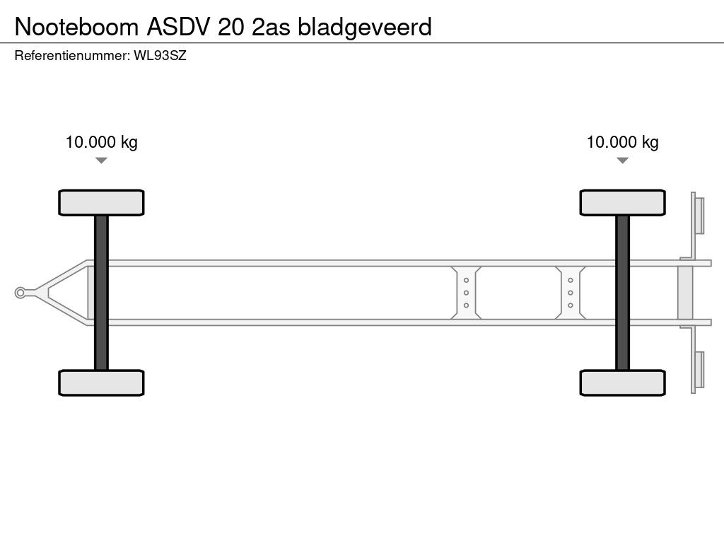 Nooteboom ASDV 20 2as bladgeveerd