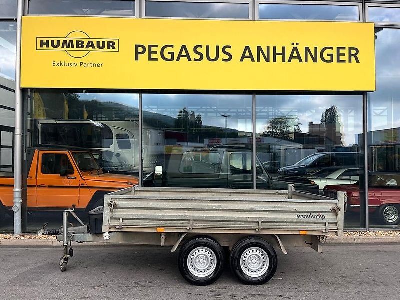 Brenderup Dreiseitenkipper Tandem Anhänger E-Pumpe 3.5t.