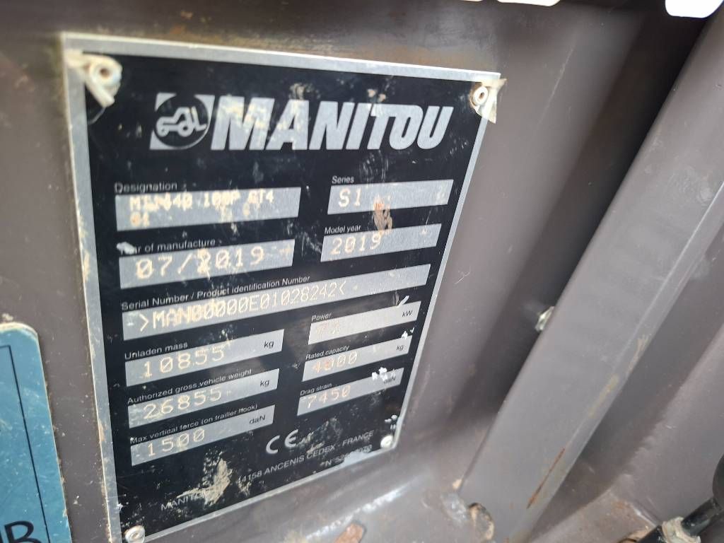 Manitou MT 1440 (100HP + Sideshift + A/C)