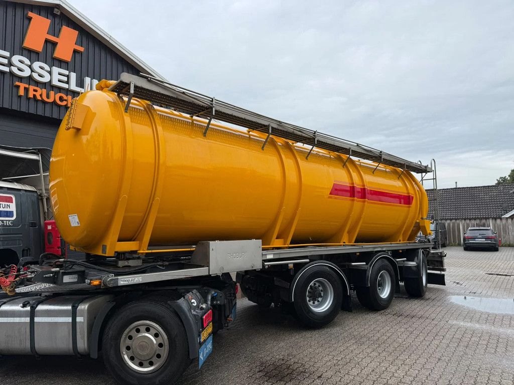 Burg 36m3 RVS Mestoplegger Geijkte weging VMA Bemonstering NL Trailer Nieuwe APK 9-2027