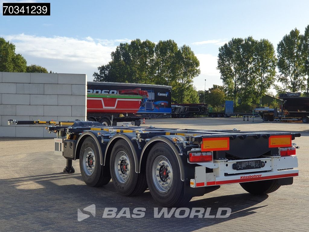 Kässbohrer XS 3 axles NEW Multi 45'ft Lift Axle SAF