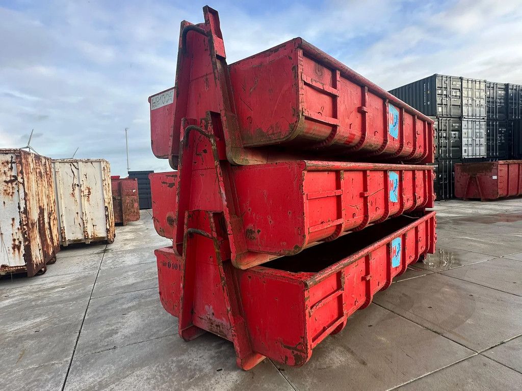 KTK Set 3x 9m3 open containers gebruikt
