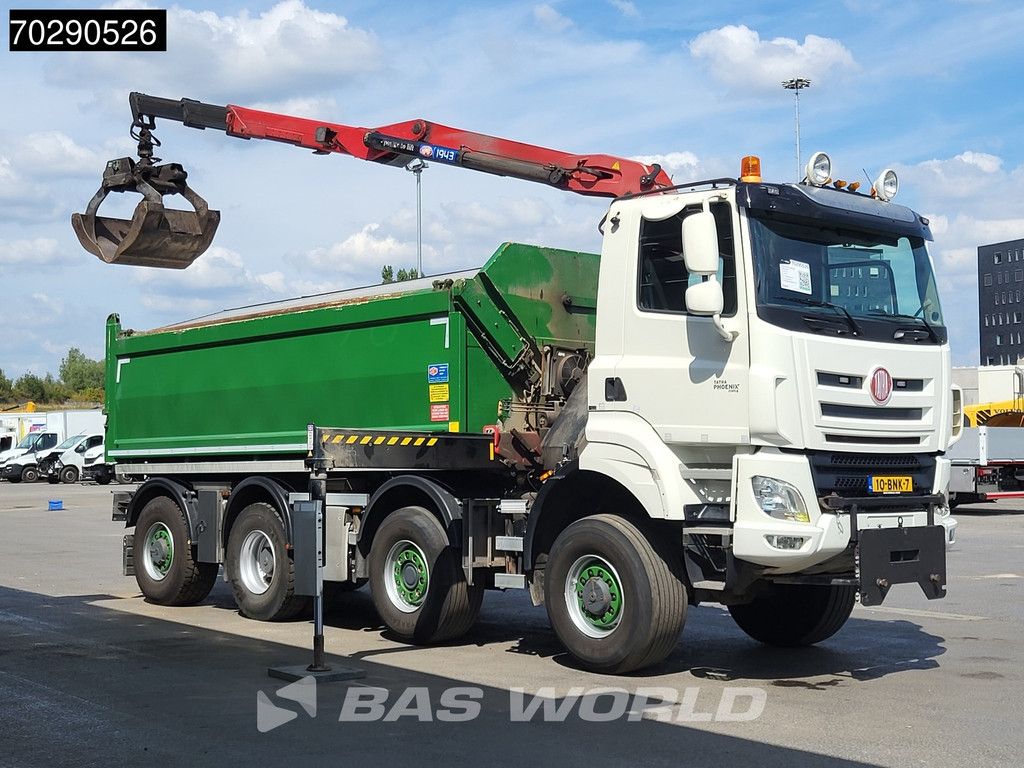 TATRA 8P6R43/Phoenix Tatra Phoenix 8X6 NL-Truck HMF 1943Z Crane87800 17m3 HSW Big-Axle Steering-Axle 8x6 Automatic Euro 6
