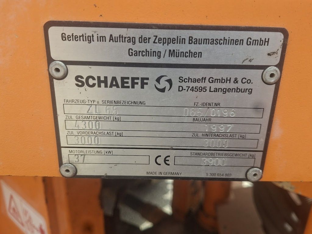 Zeppelin schaeff zl65
