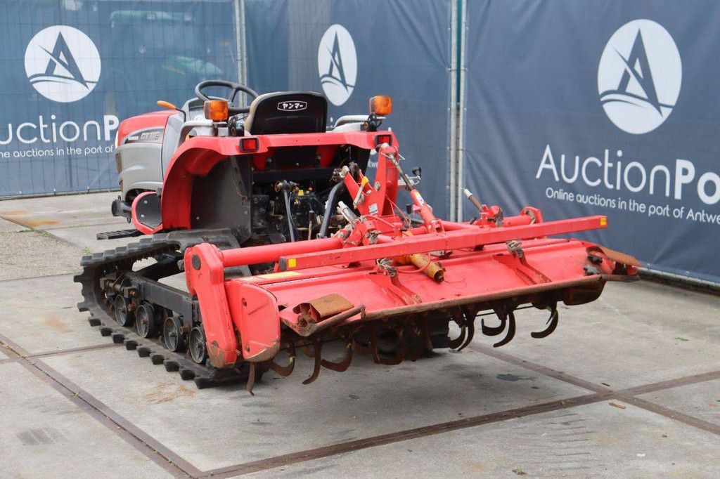 Crawler tractor Yanmar CT118 Diesel 18hp with cultivator