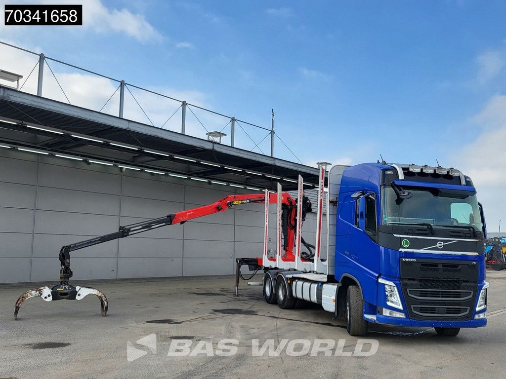 Volvo FH 540 6X4 Palfinger M120Z96 Crane Holztransport Retarder Automatic Euro 6