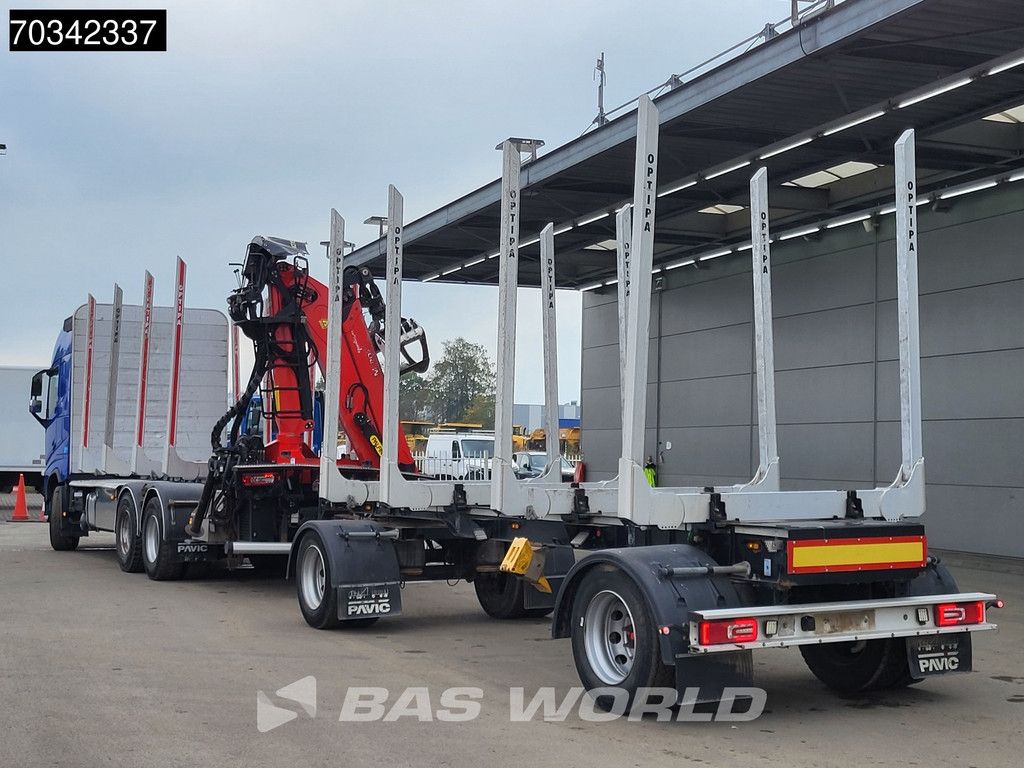 Volvo FH 540 6X4 Combi Palfinger M120Z96 Crane Holztransport Retarder Automatic Euro 6