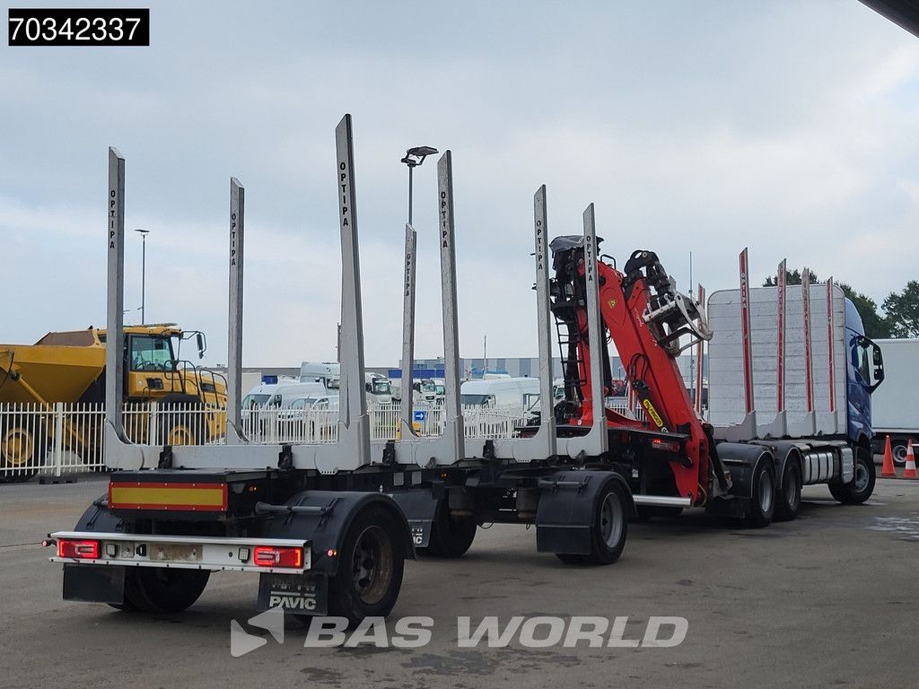 Volvo FH 540 6X4 Combi Palfinger M120Z96 Crane Holztransport Retarder Automatic Euro 6