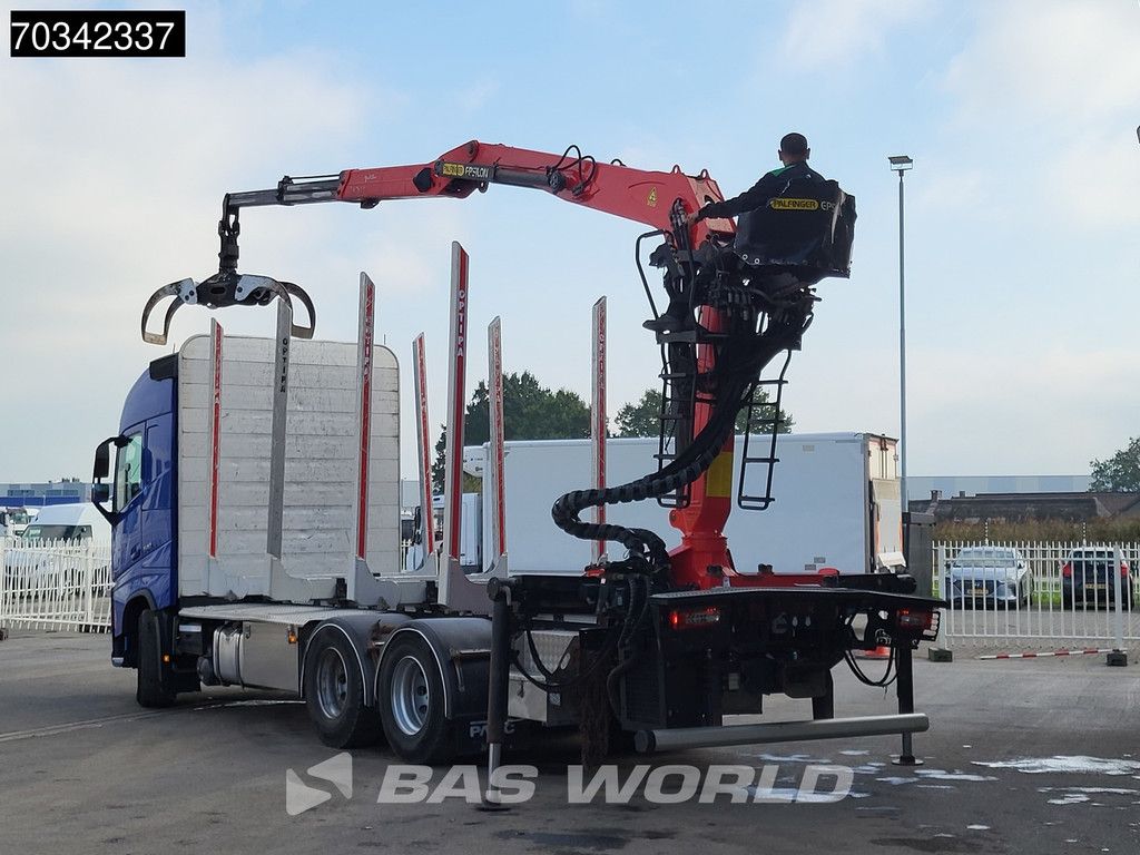 Volvo FH 540 6X4 Combi Palfinger M120Z96 Crane Holztransport Retarder Automatic Euro 6