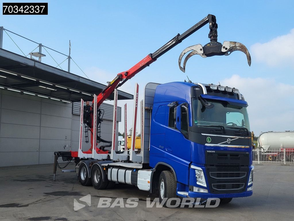 Volvo FH 540 6X4 Combi Palfinger M120Z96 Crane Holztransport Retarder Automatic Euro 6