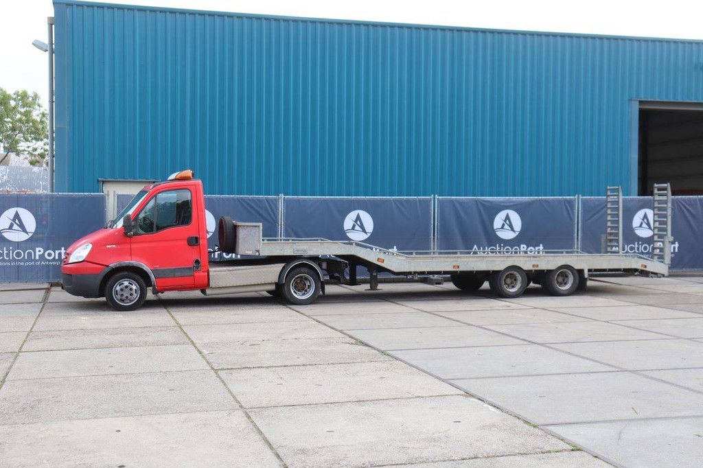 Van Car Transporter Iveco 35C18 Diesel 176hp 2008 With Semi-trailer Veldhuizen