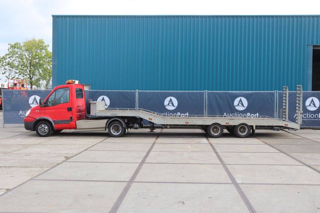 Van Car Transporter Iveco 35C18 Diesel 176hp 2008 With Semi-trailer Veldhuizen