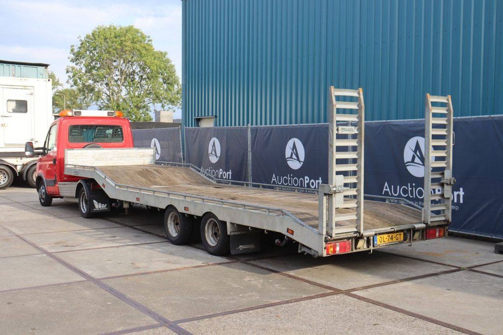 Van Car Transporter Iveco 35C18 Diesel 176hp 2008 With Semi-trailer Veldhuizen