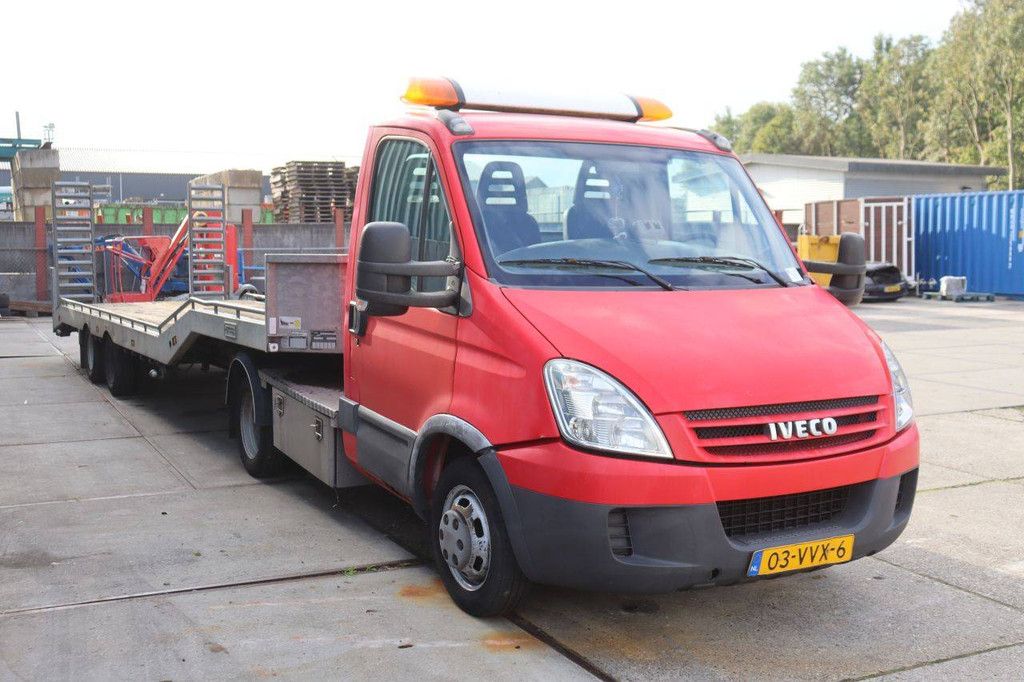 Van Car Transporter Iveco 35C18 Diesel 176hp 2008 With Semi-trailer Veldhuizen