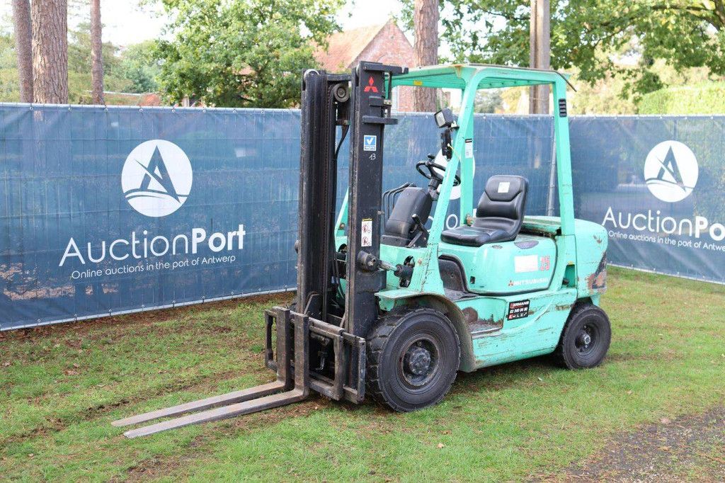 Gabelstapler Mitsubishi FD25K Diesel 2500kg 3,3m 2000 (Marge)