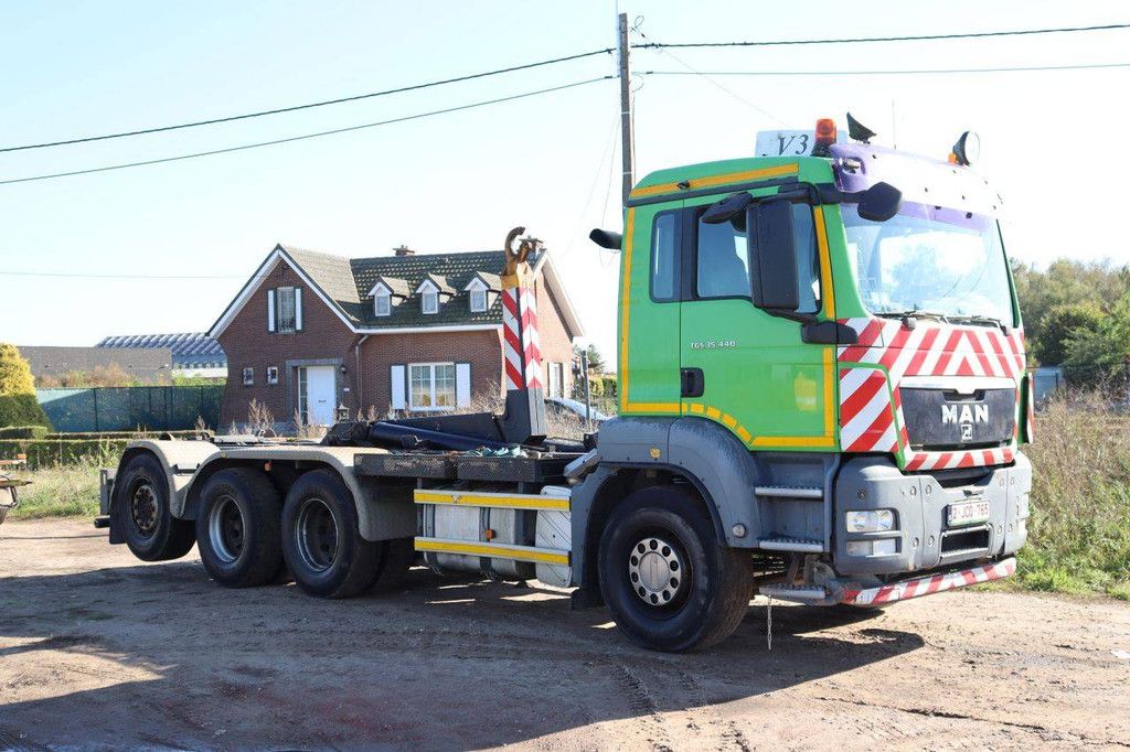 Hooklift system Truck MAN TGS 35.440 Diesel 440hp 2010