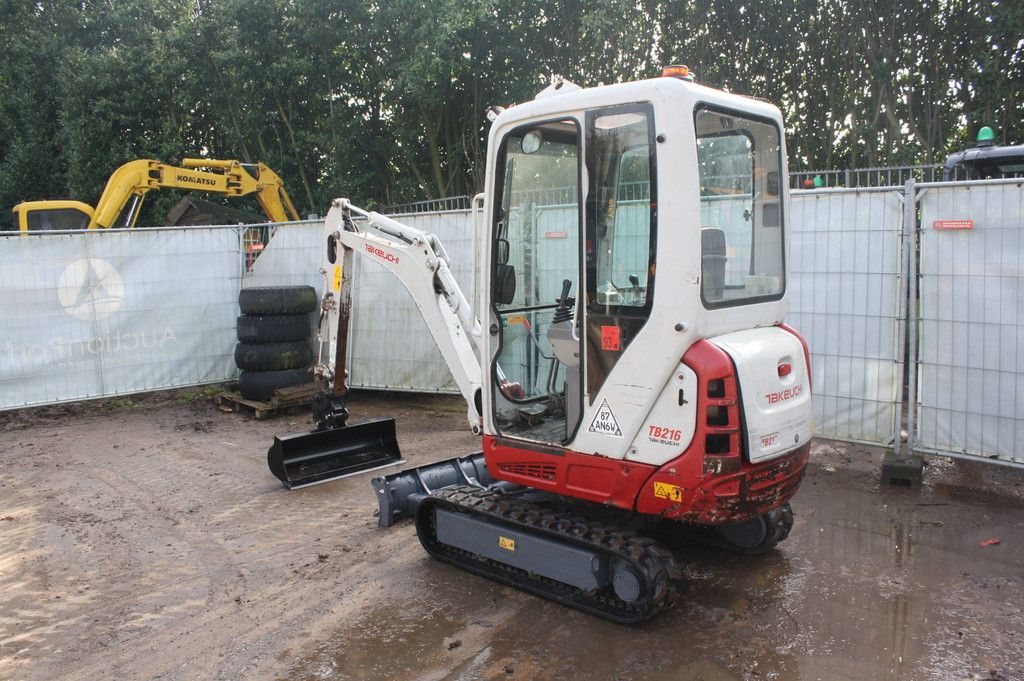 Mini excavator Takeuchi TB216 Diesel 11.5kW 2016