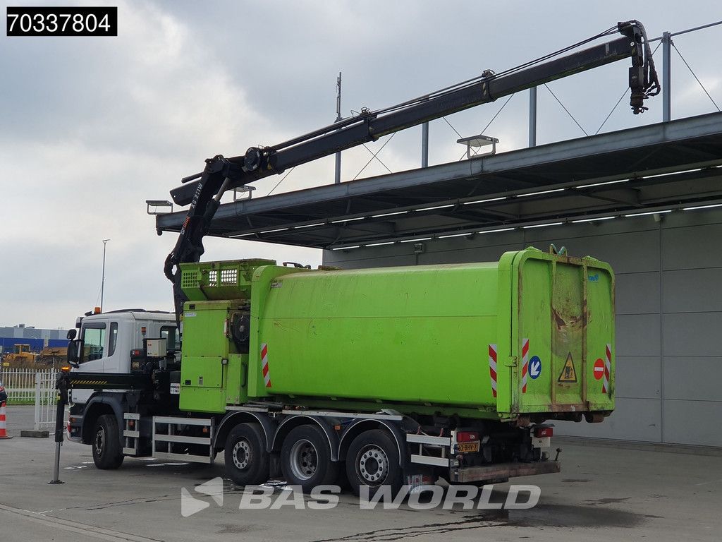 Scania P P360 8X2 Hiab 211 BW 3-hipro Crane Kran VDL Translift Full Air Lift+steering axle Euro 6