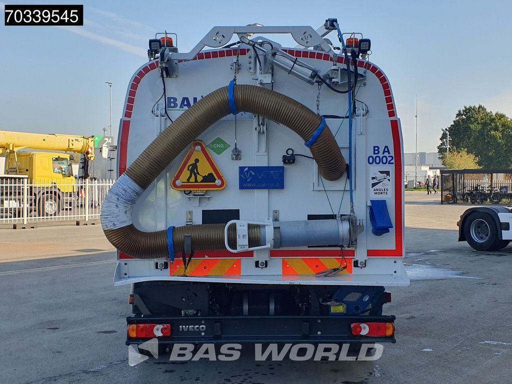 Iveco Eurocargo 120LE210 4X2 CNG Engine! 2300ltr val air Sweeper truck Manual gearbox Airco Euro 6