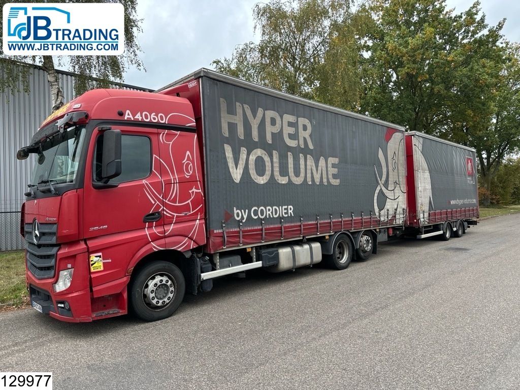 Mercedes Actros 2548 EURO 6, 6x2, Lift roof, Combi