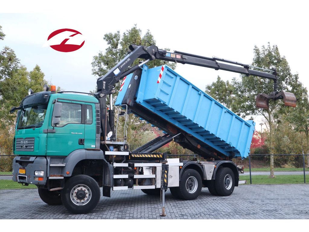 MAN TGA 26.440 6X6 | HYVA HOOKLIFT | HMF 2020-K3 | GRAB