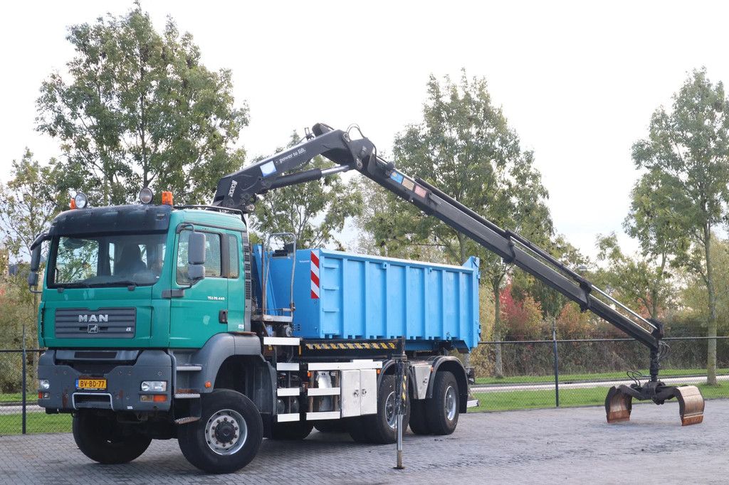 MAN TGA 26.440 6X6 | HYVA HOOKLIFT | HMF 2020-K3 | GRAB