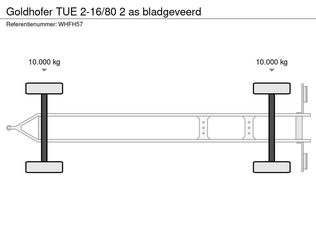 Goldhofer TUE 2-16/80 2 as bladgeveerd