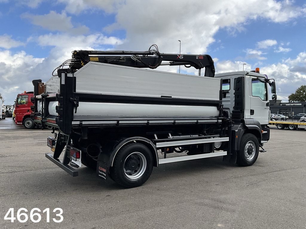 Man TGM 18.250 4x4 Full Steel Hiab 11 Tonmeter laadkraan Just 251.246 km!