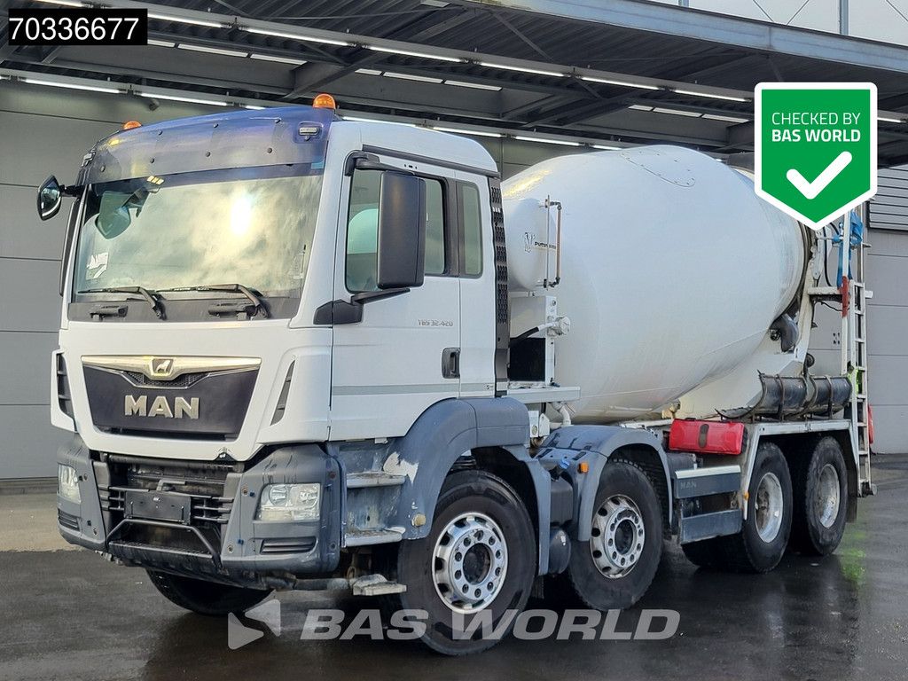 MAN TGS TGS 32.420 8X4 9m3 Mixer Full Steel Automatic Euro 6