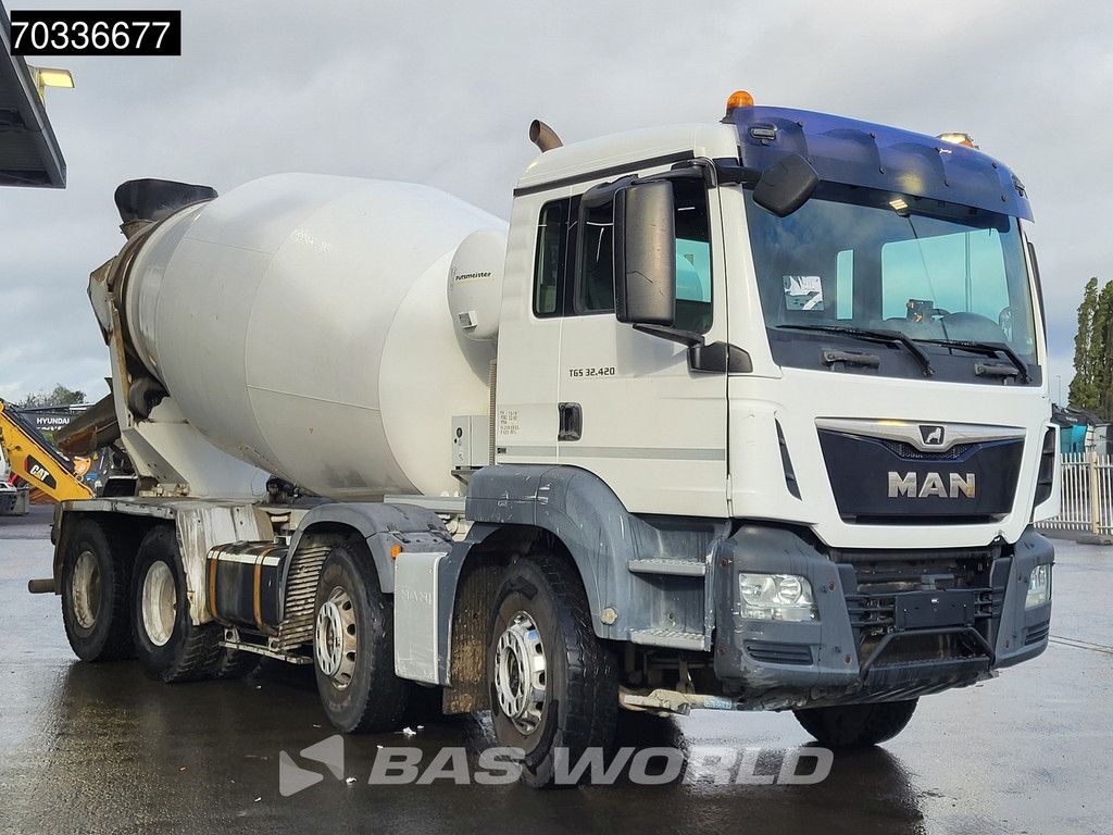 MAN TGS TGS 32.420 8X4 9m3 Mixer Full Steel Automatic Euro 6