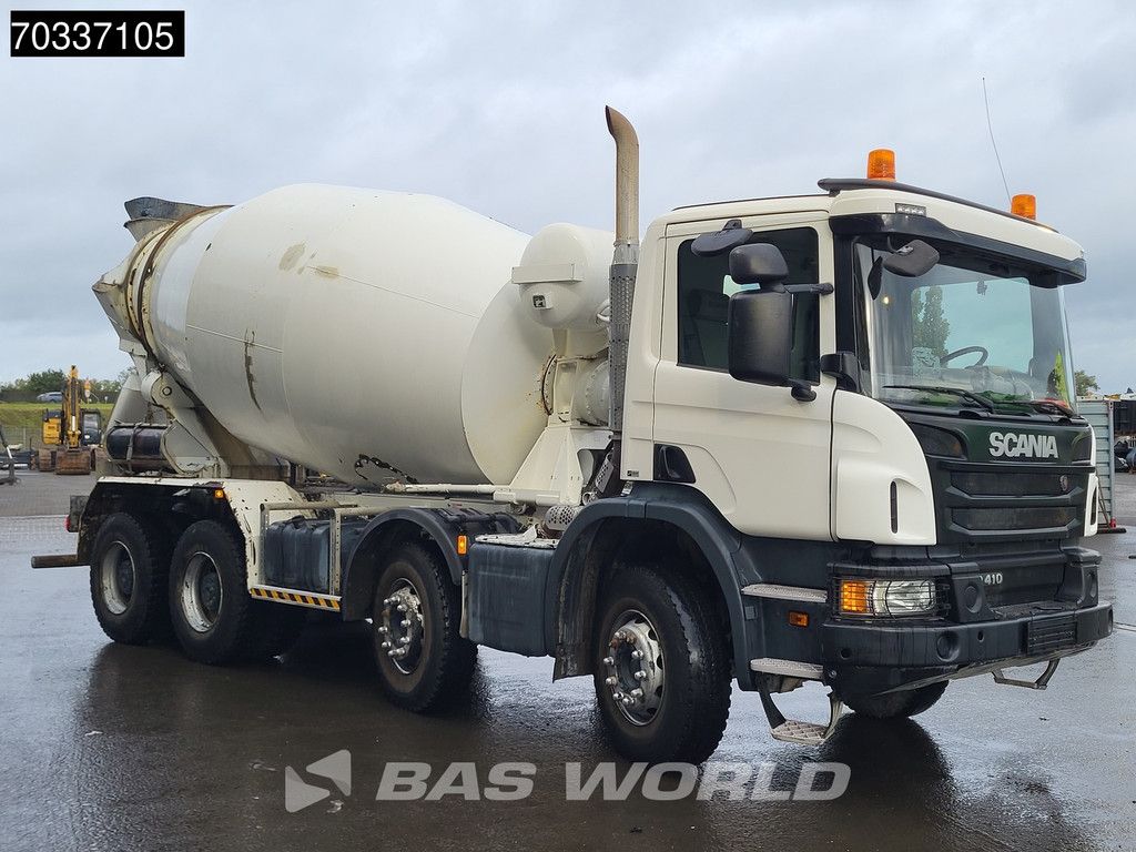 Scania P P410 8X4 9m3 Liebherr mixer Full Steel Big-Axle Automatic Euro 6