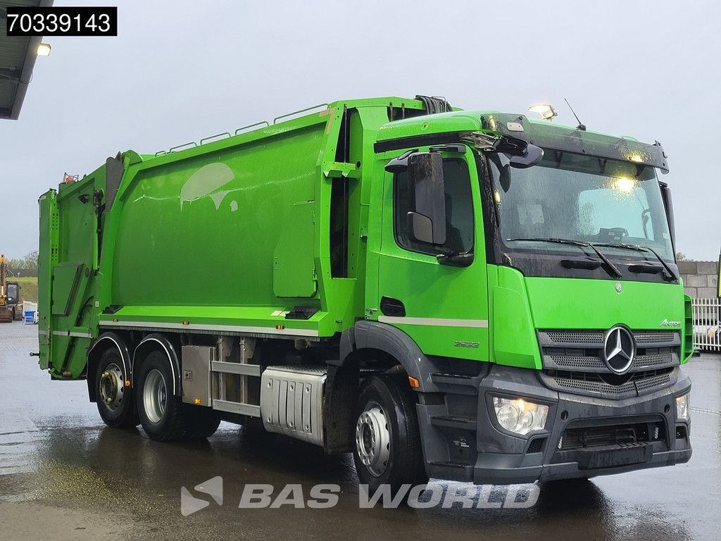 Mercedes Antos Antos 2532 6X2 Geesink Norba MF300 v 21H25 Steering axle Automatic Euro 6