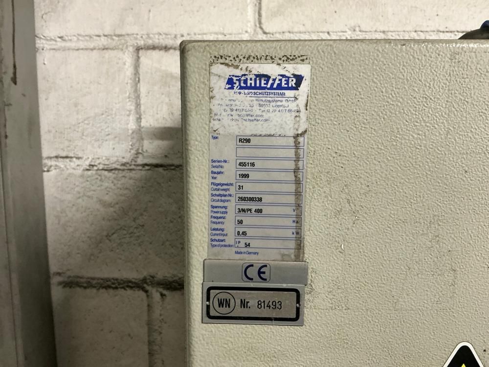 Schieffer R290 High speed shutter door