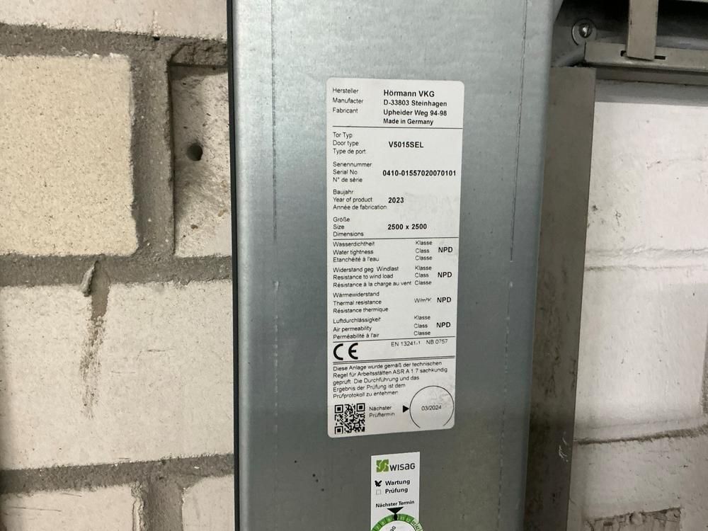 2023 Hörmann V5015SEL High speed shutter door