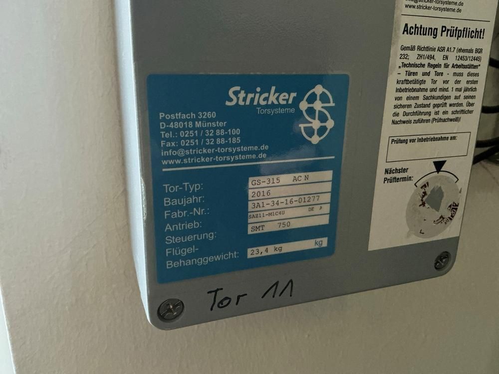 2016 Stricker GS-315 AC N High speed shutter door