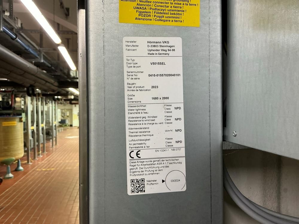 2023 Hörmann V5015SEL High speed shutter door