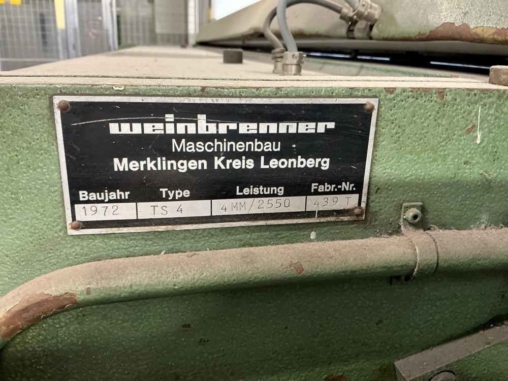 Weinbrenner TS 4 Guillotine shear