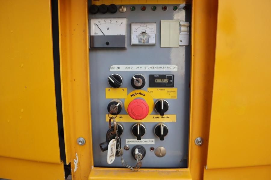 Denka-Lift DL22N Electric, 22m Working Height, 12m Reach, Sim