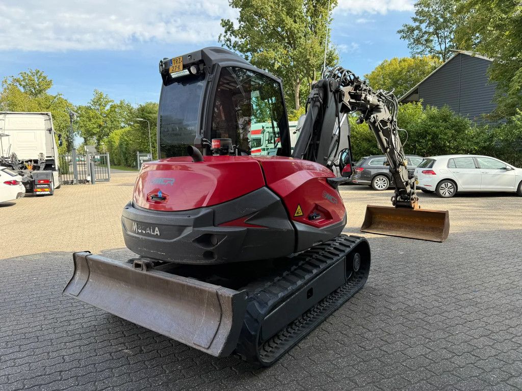 Mecalac 6 MCR Snelwissel, 3 bakken, 3 voudige zijgiek