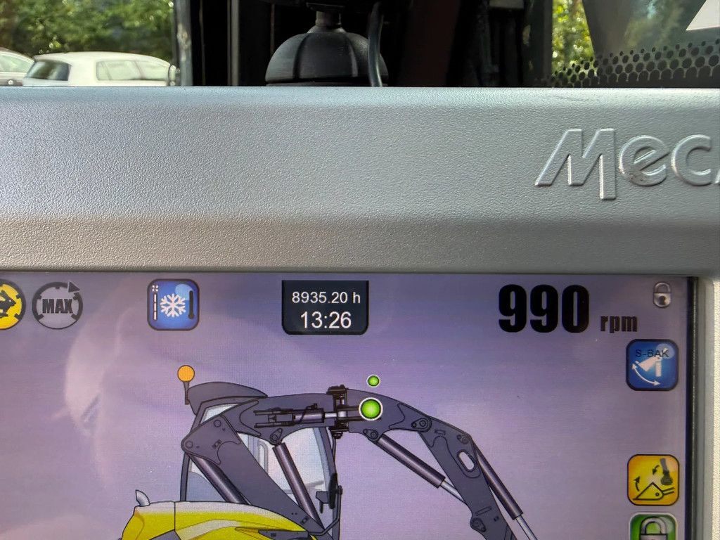 Mecalac 6 MCR Snelwissel, 3 bakken, 3 voudige zijgiek